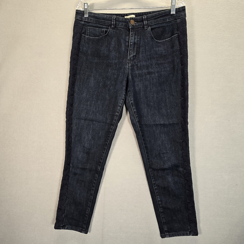 COLDWATER CREEK Brand Stretch Ladies Dark Denim Jeans Size 12